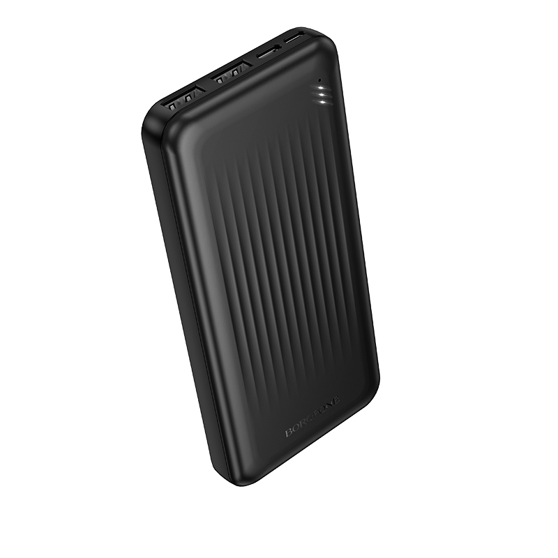 Borofone portatīvais lādētājs 10000mAh BJ78 Clever - 2xUSB - melna