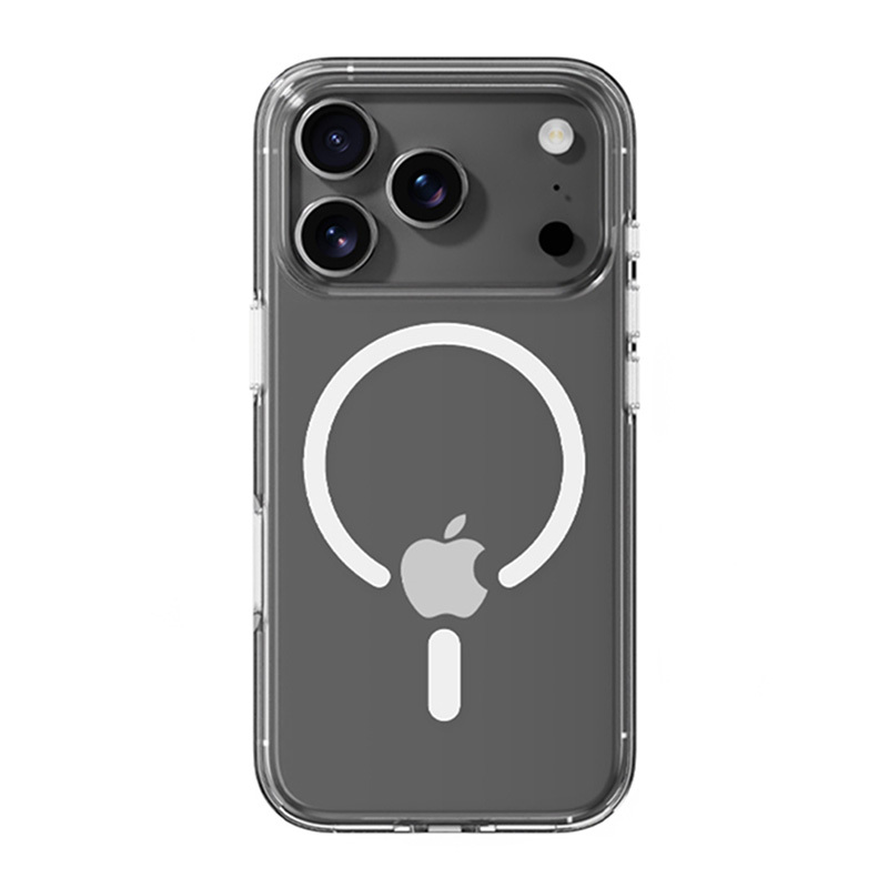 Rock Crystal Shield Sērijas Magnētiskais Viedtālruņa apvalks Iphone 17 Pro caurspīdīgs