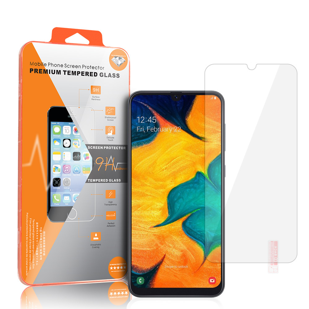 Rūdīts stikls oranžs SAMSUNG GALAXY A30/A50/A30S/A40S/A50S/M30/M30S
