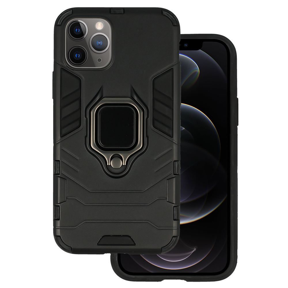 Viedtālruņa apvalks Ring Armor Case iPhone 11 Pro - melns (m)