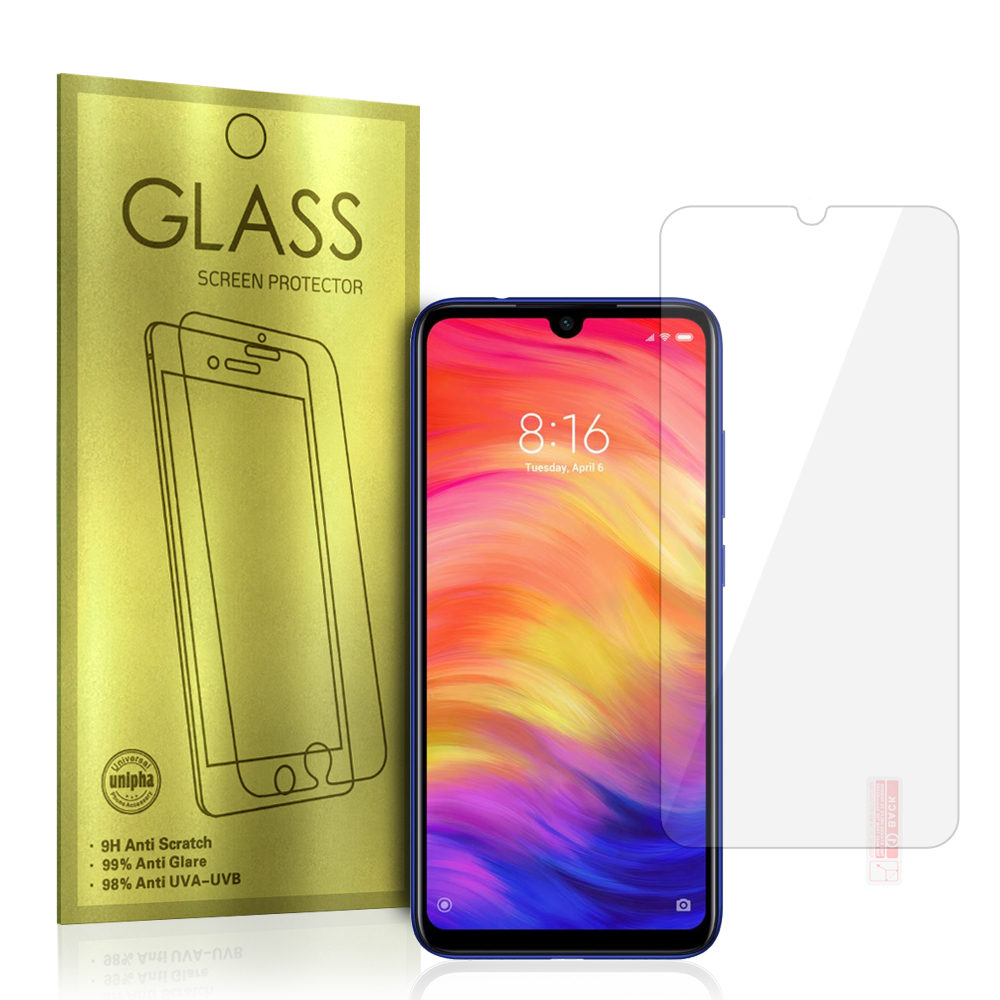Aizsargstikls zeltains XIAOMI REDMI NOTE 7/NOTE 7 PRO
