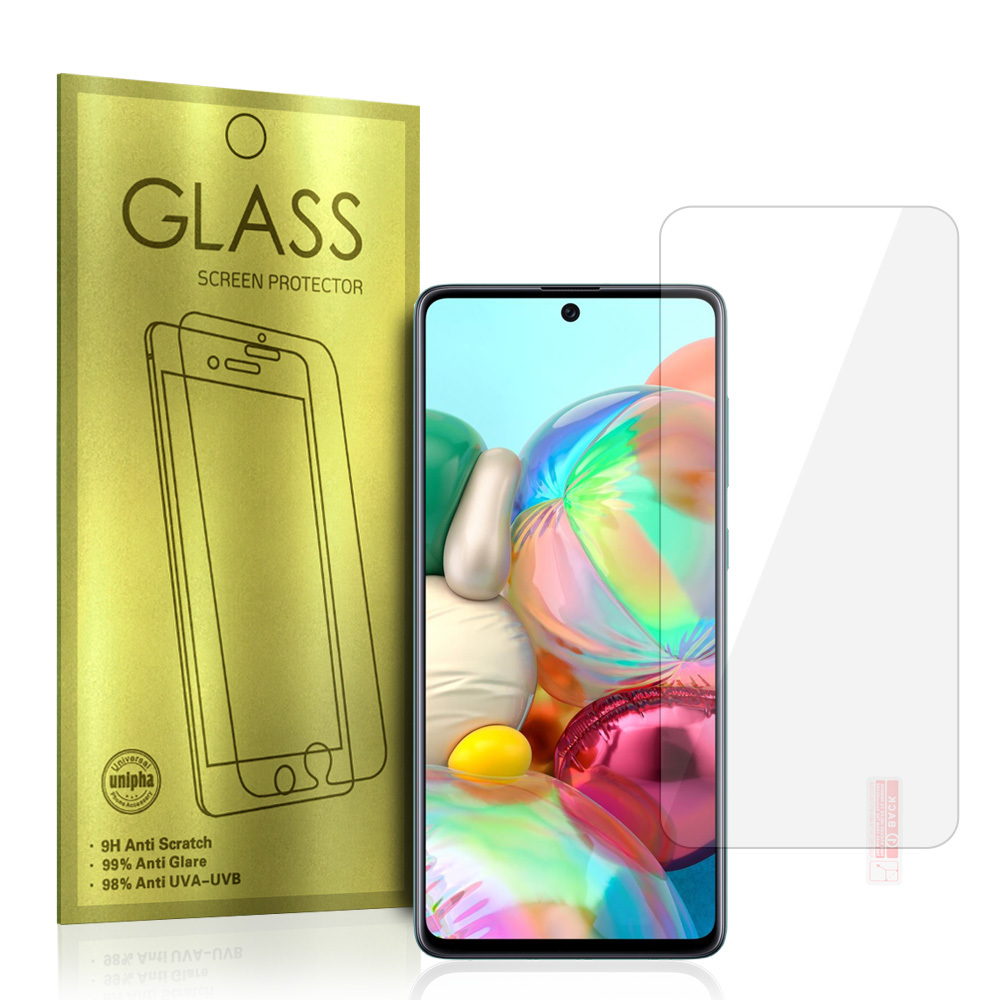 Aizsargstikls auksinis SAMSUNG GALAXY A71