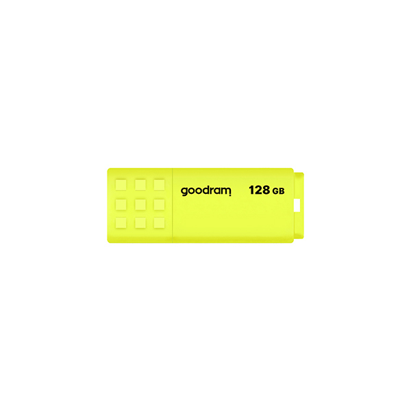 GOODRAM UME2 USB zibatmiņa - 128GB USB 2.0 dzeltens