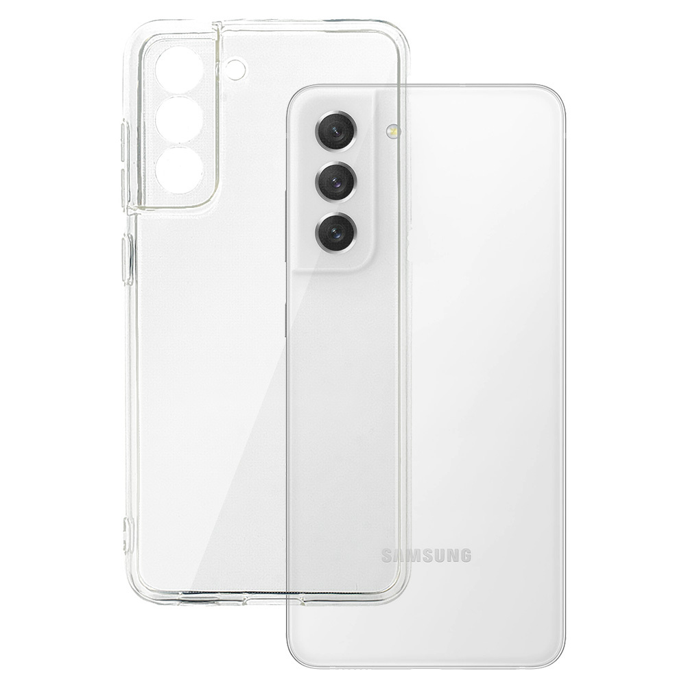 Aizmugures apvalks 2 mm Piemērots SAMSUNG GALAXY S21 FE CAURSPĪDĪGS