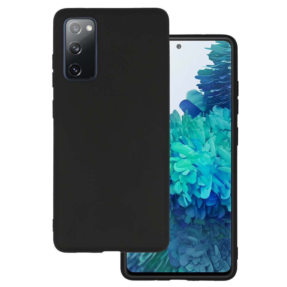 Aizmugurējais viedtālruņa apvalks MATT SAMSUNG GALAXY S20 FE/Lite melns