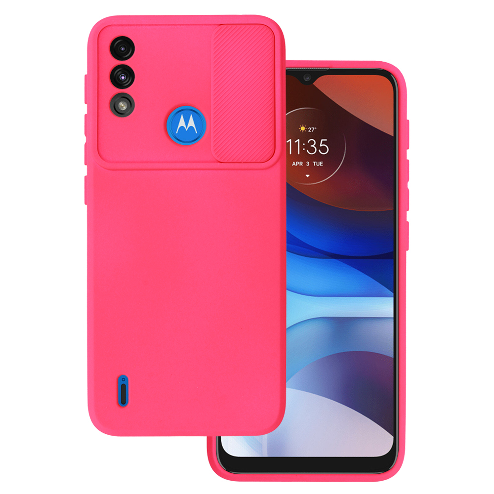 Camshield Soft viedtālruņa apvalks Motorola Moto E7 Power/E7i Power rozā