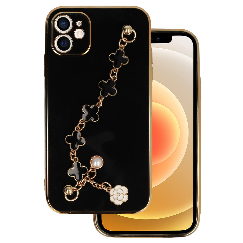 Moderns viedtālruņa apvalks Iphone 11 dizains 3 melna