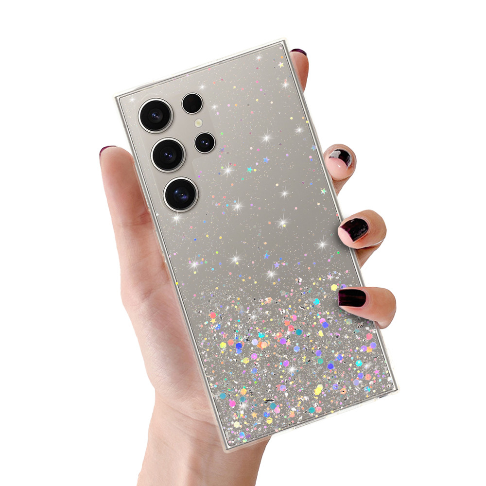 Brilliant Caurspīdīgs viedtālruņa apvalks Samsung Galaxy S23 Ultra