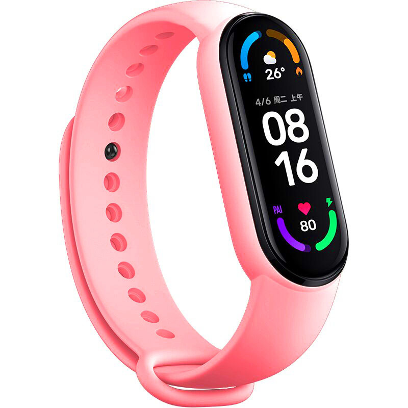 Siksna Xiaomi Mi Band 5/6/7 rozā