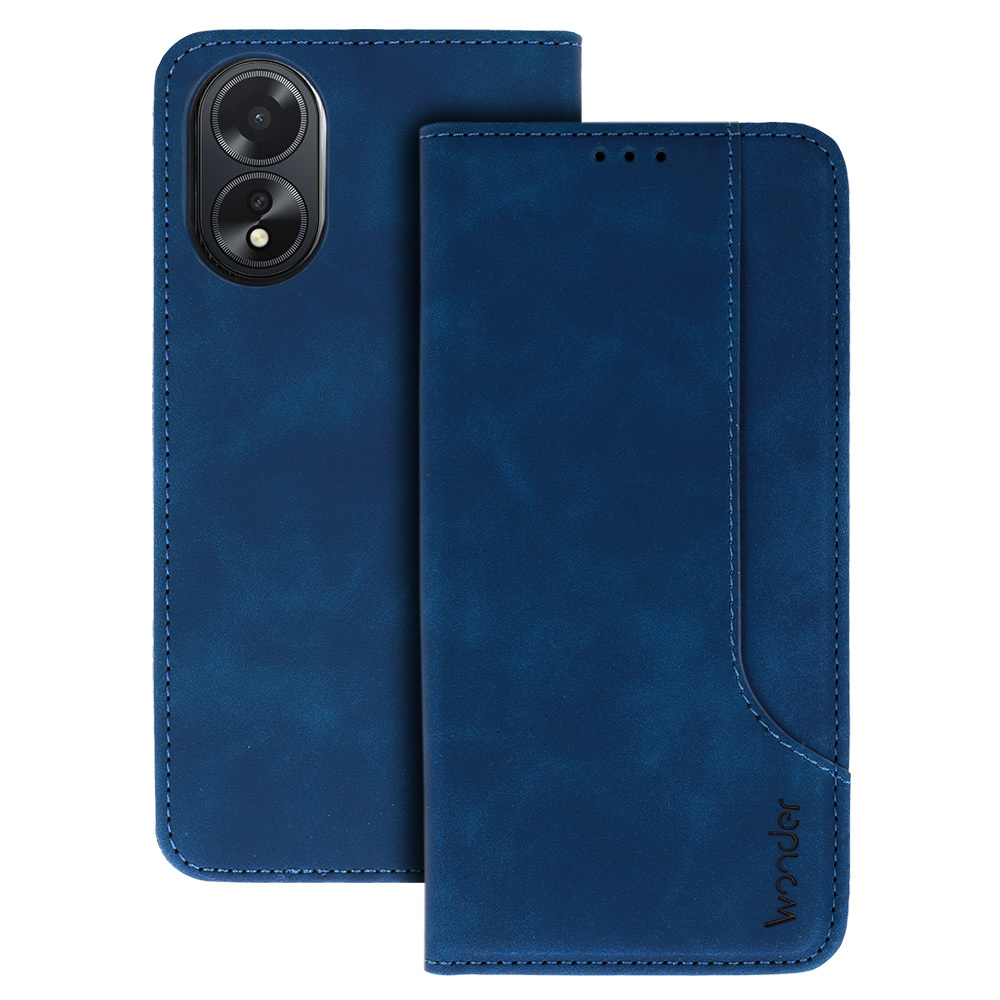 Wonder Prime viedtālruņa apvalks Oppo A18/A38 tumši zils