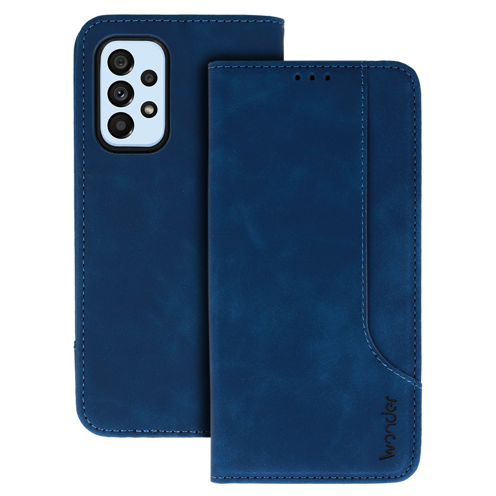 Wonder Prime viedtālruņa apvalks Samsung Galaxy A52/A52S tumši zils