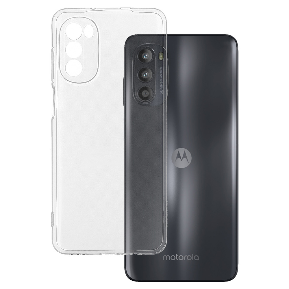 Īpaši caurspīdīgs 1mm apvalks Motorola Moto G52/G71S/G82 Caurspīdīgs