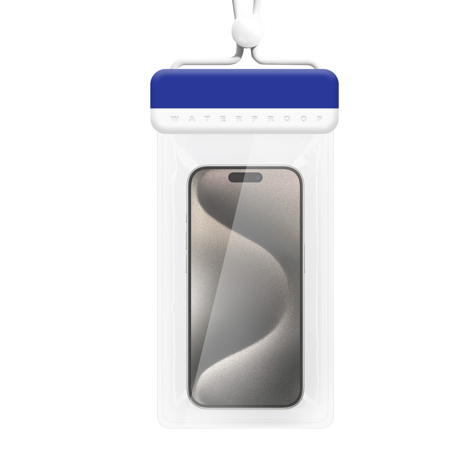 Ūdensizturīgs apvalks - Tips 3 tumši zils-balts (230x118 mm)