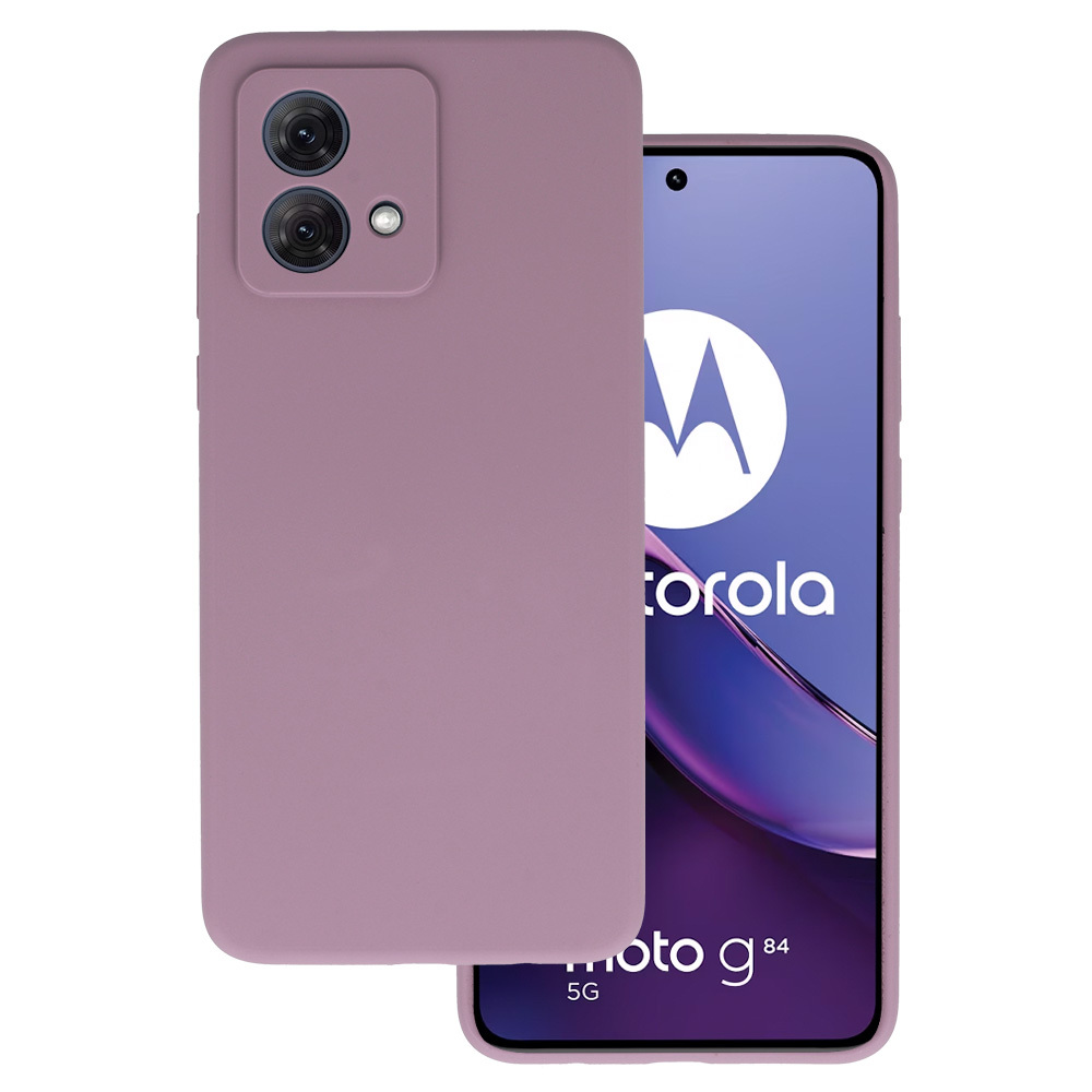 Viedtālruņa apvalks no silikona Lite Motorola Moto G84 5G pelēks