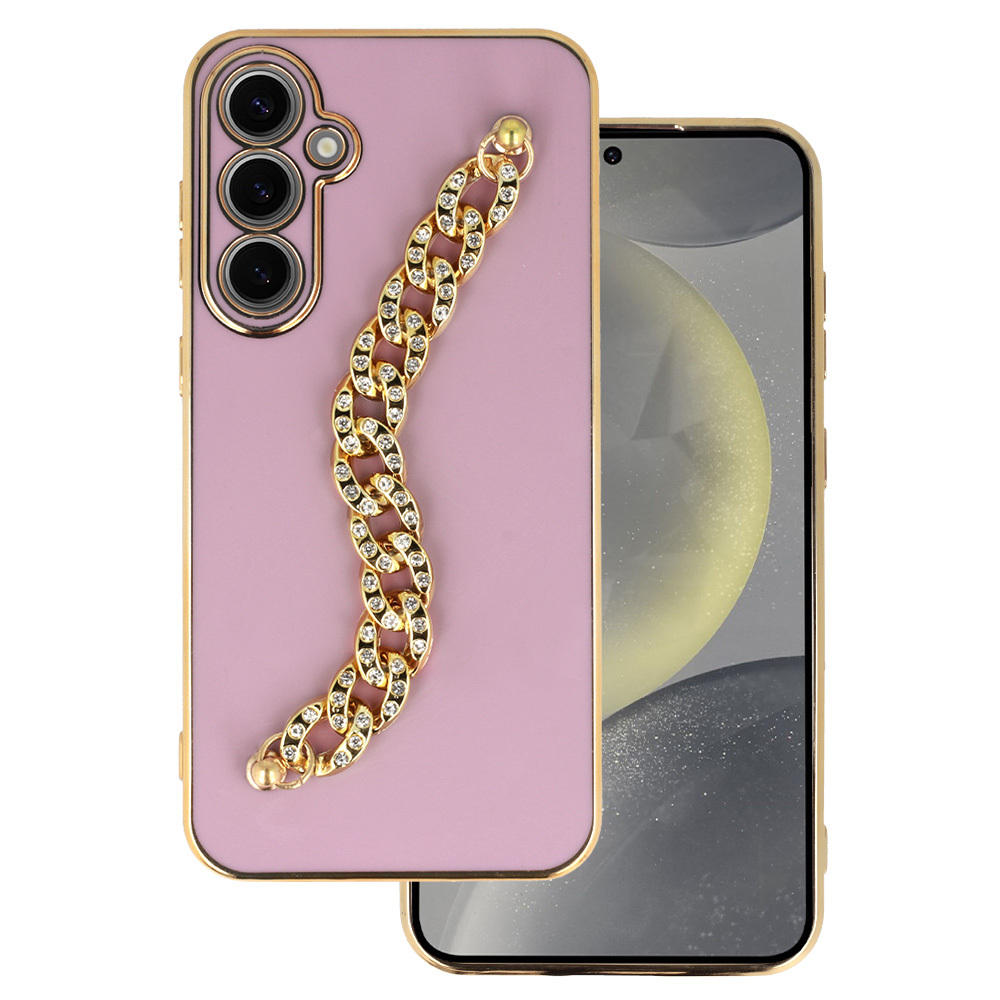 Viedtālruņa apvalks Samsung Galaxy S24 Plus dizains 4 rozā