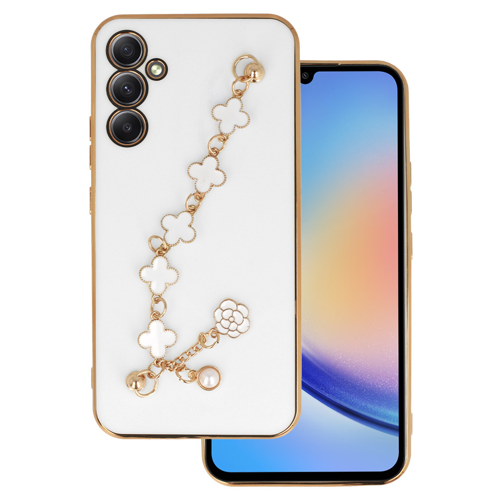 Viedtālruņa apvalks Samsung Galaxy A34 5G dizains 3 balts