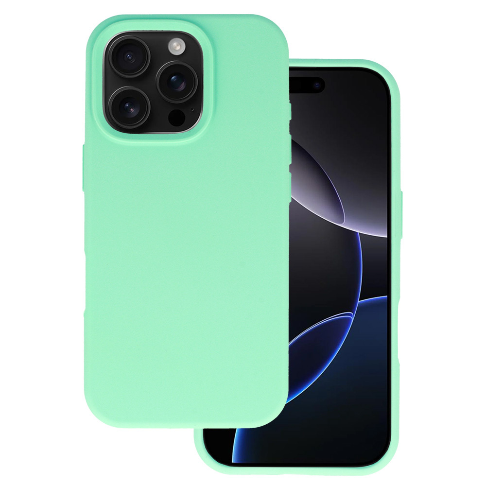 Silikona Lite viedtālruņa apvalks Iphone 16 Pro piparmētru