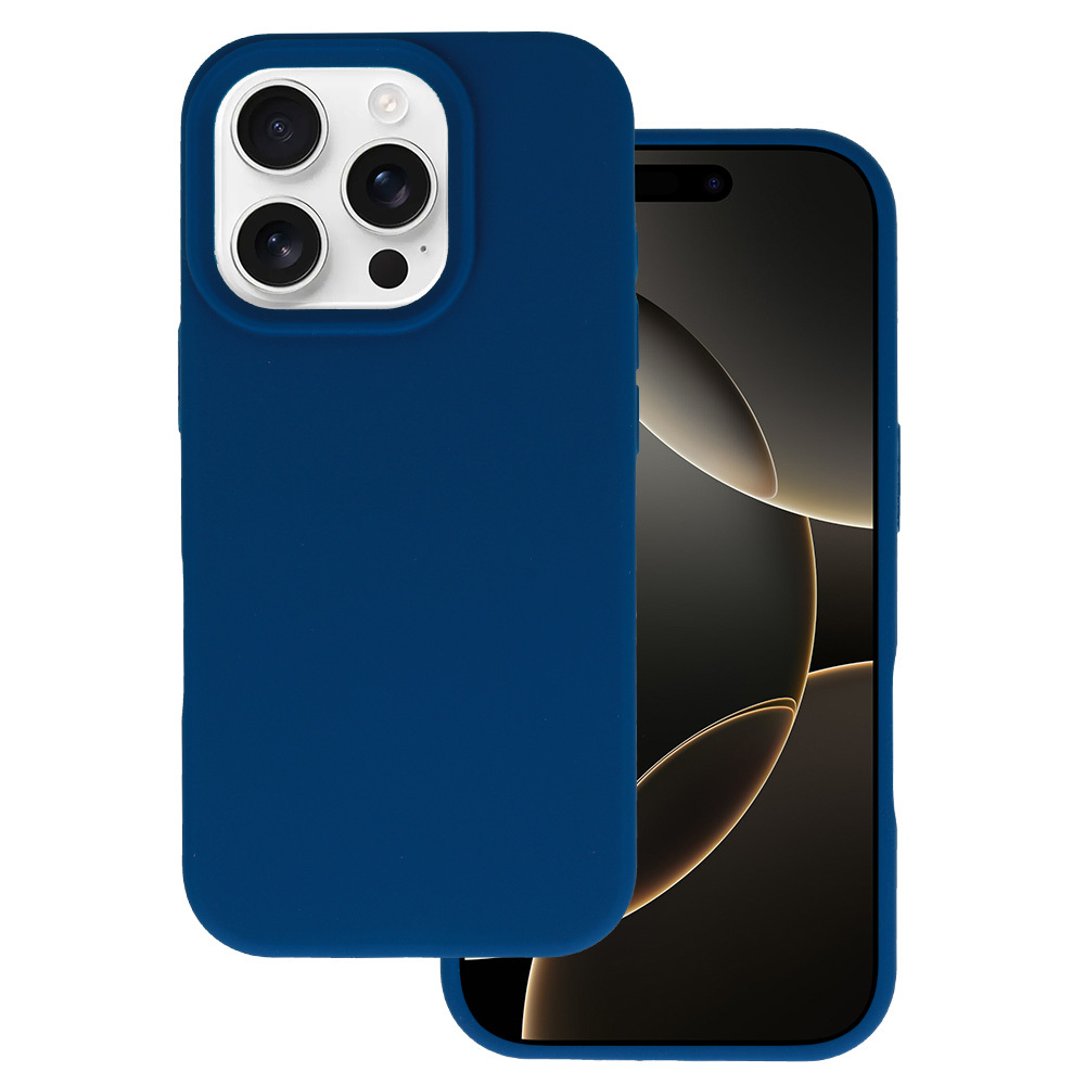 Tel Protect silikona viedtālruņa apvalks Iphone 16 Pro tumši zils