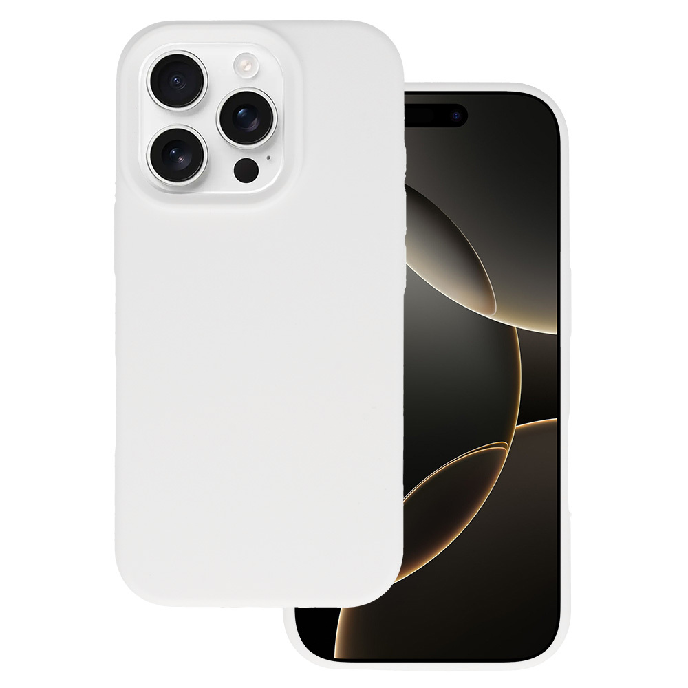 Tel Protect silikona viedtālruņa apvalks Iphone 16 Pro Max balts