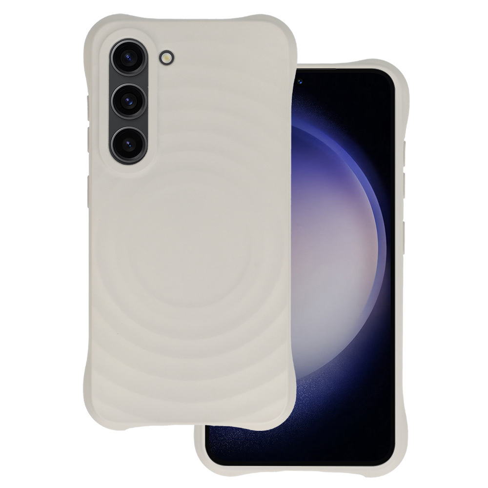 Tel Protect Wave Magnētiskais viedtālruņa apvalks Samsung Galaxy S23 Plus pelēka