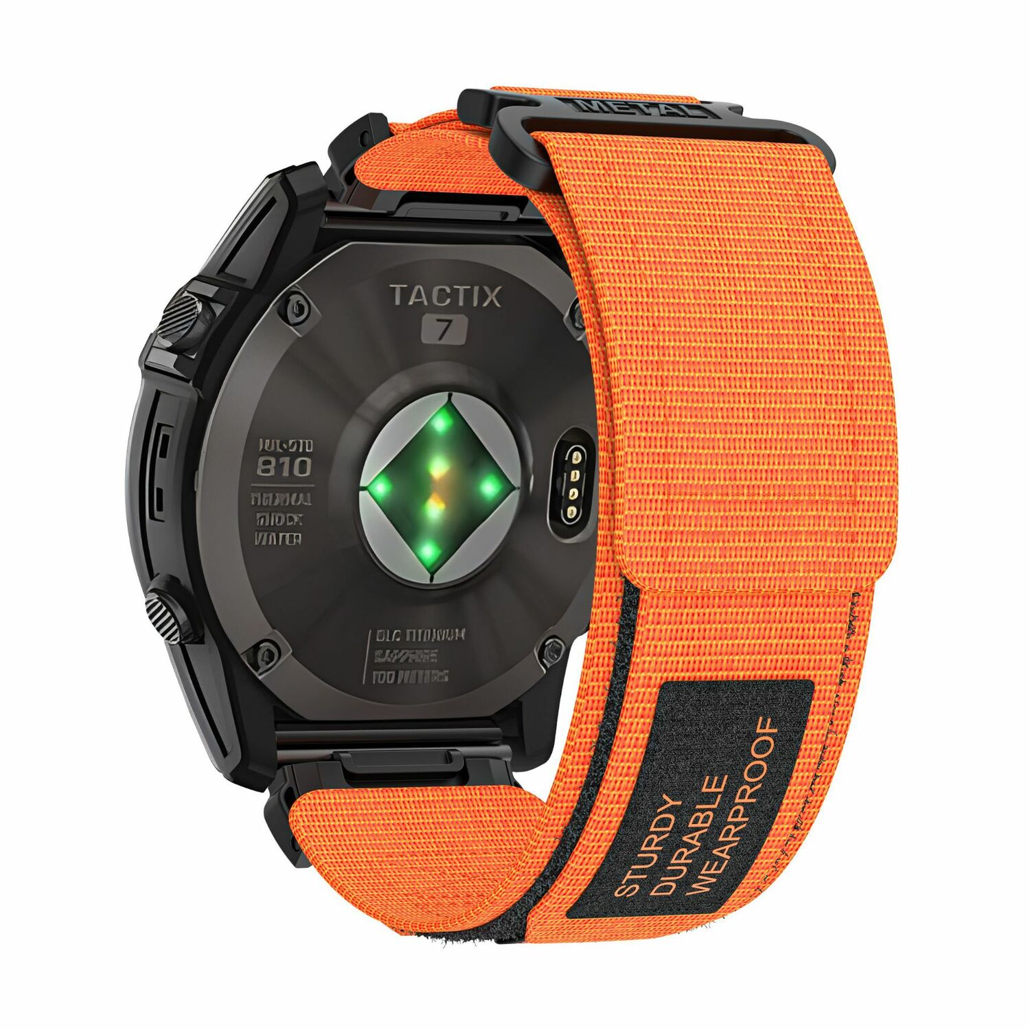Neilona cilpa Garmin 22mm dizains 1 oranžs