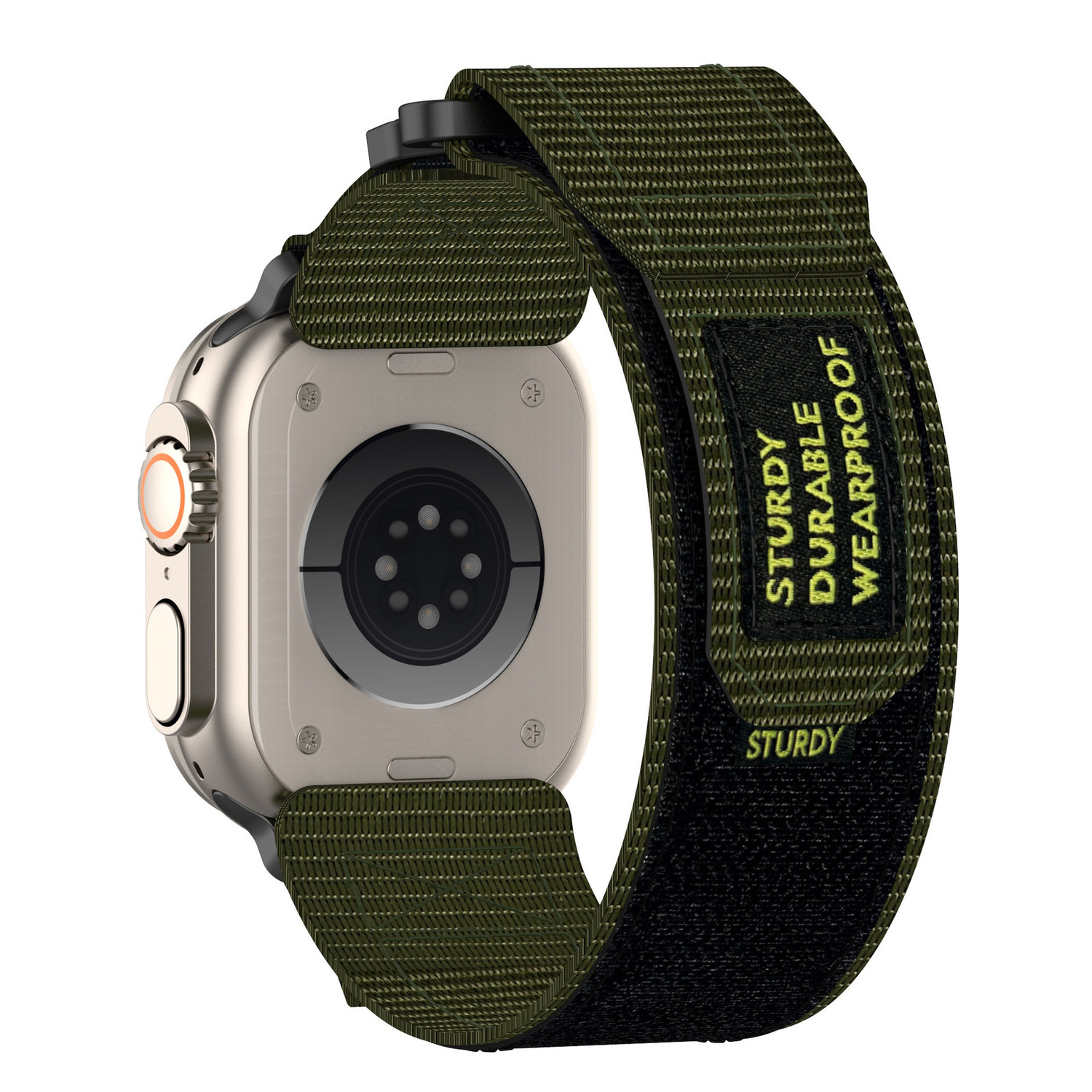 Nailona cilpa Apple Watch 38/40/41 dizaina 4 khaki