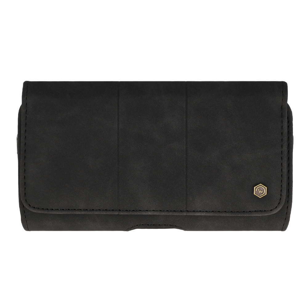 Wonder MAX jostas apvalks (IZMĒRS XL) Iphone 17 Pro Max/16 Pro Max/Samsung A55 5G/A53/S25 Plus/S23 FE melns (167x83 mm)