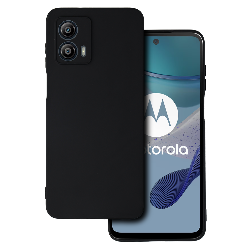 Aizmugurējais apvalks MATT Motorola Moto G53 melns