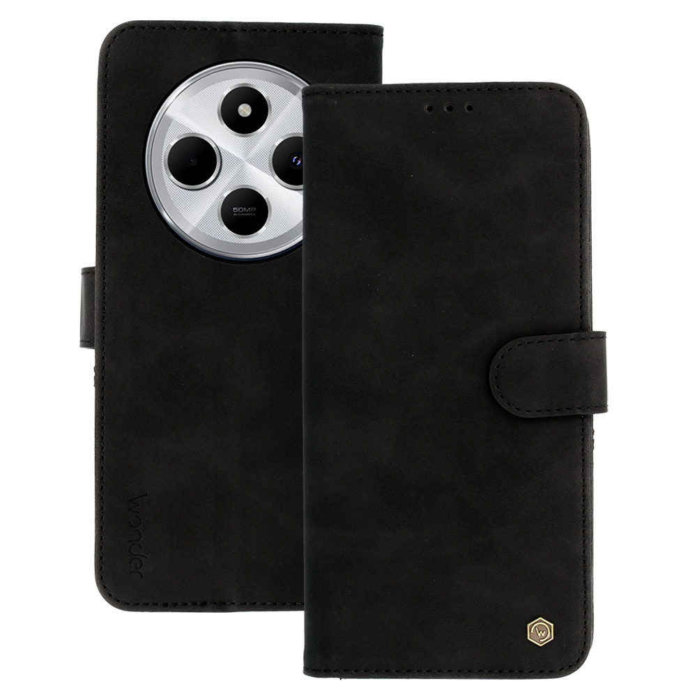 Wonder Fancy viedtālruņa apvalks Xiaomi Redmi 14C melns