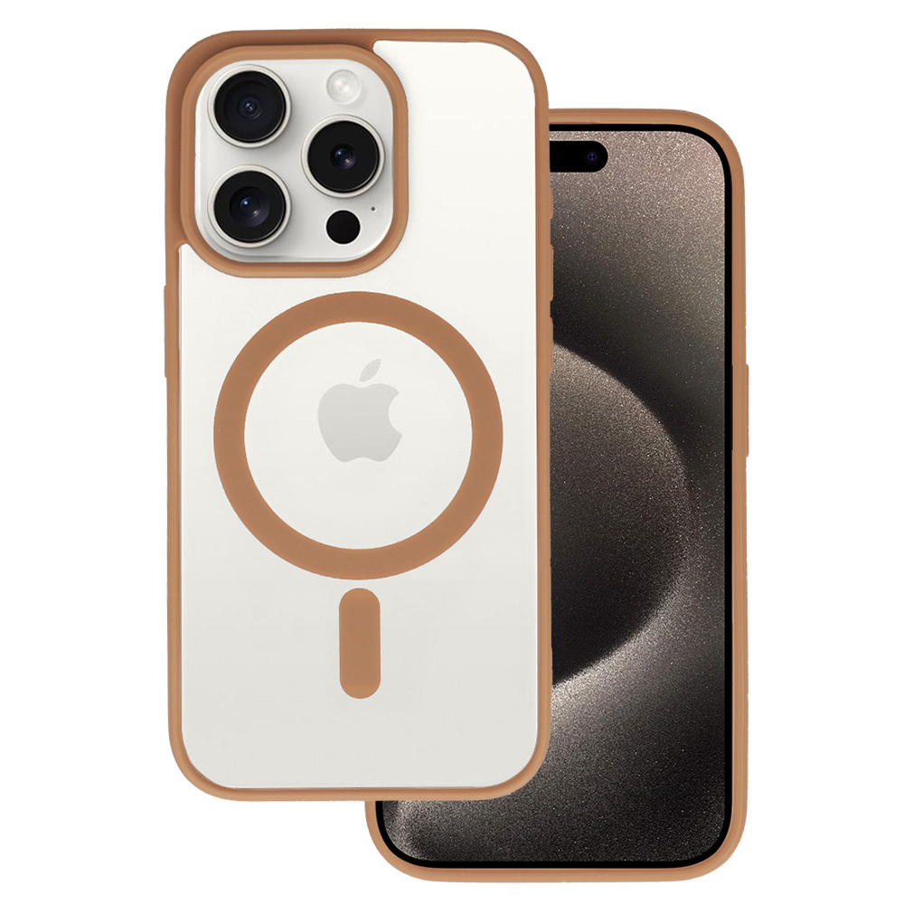 Akrila krāsains magnētiskais viedtālruņa apvalks Iphone 12 Pro tuksneša titāna