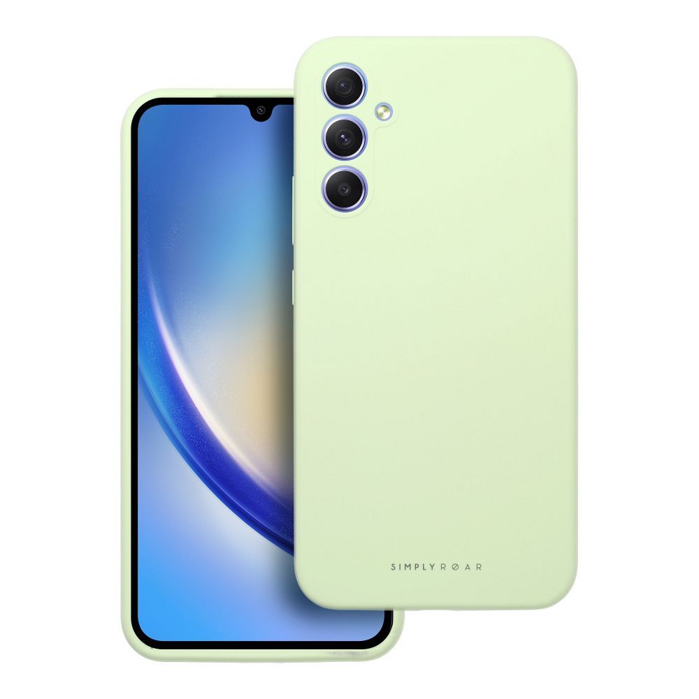 ROAR viedtālruņa apvalks CLOUD SKIN SAMSUNG A34 5G gaiši zaļš