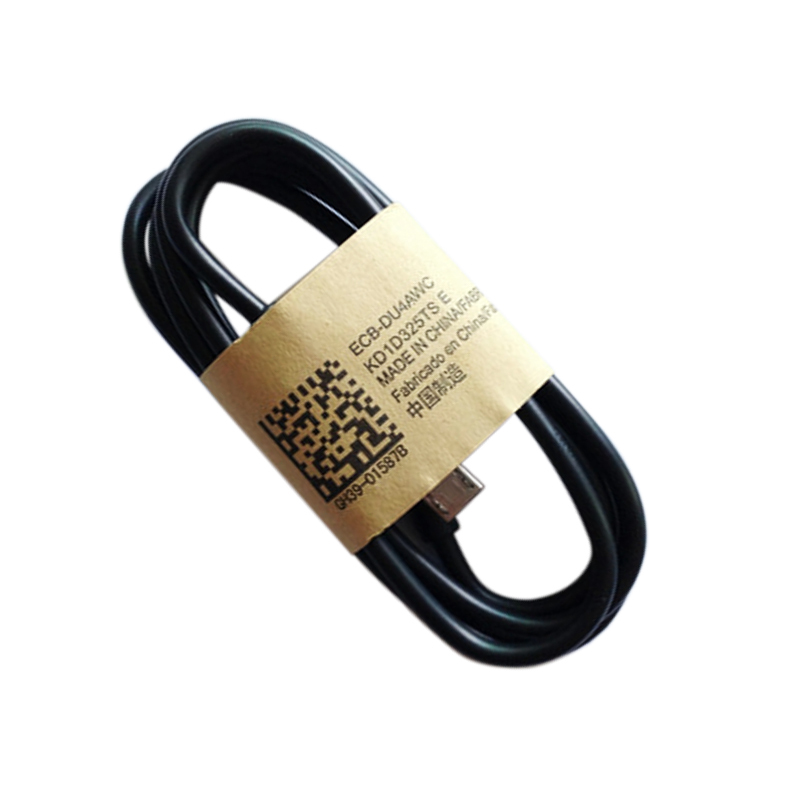 USB kabelis microUSB melns HQ, 1,0 m