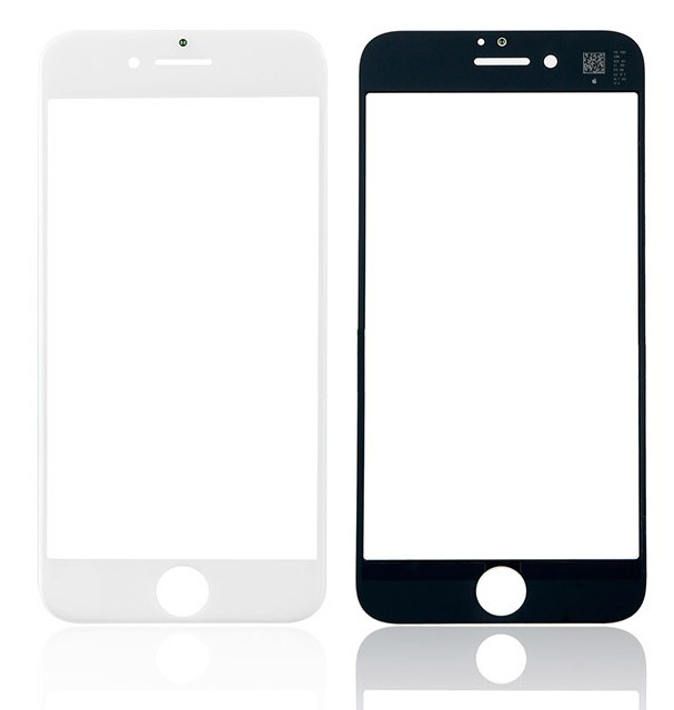 LCD ekrāna stikls Apple iPhone 8/SE 2020 ar rāmi un OCA balts V2 ORG