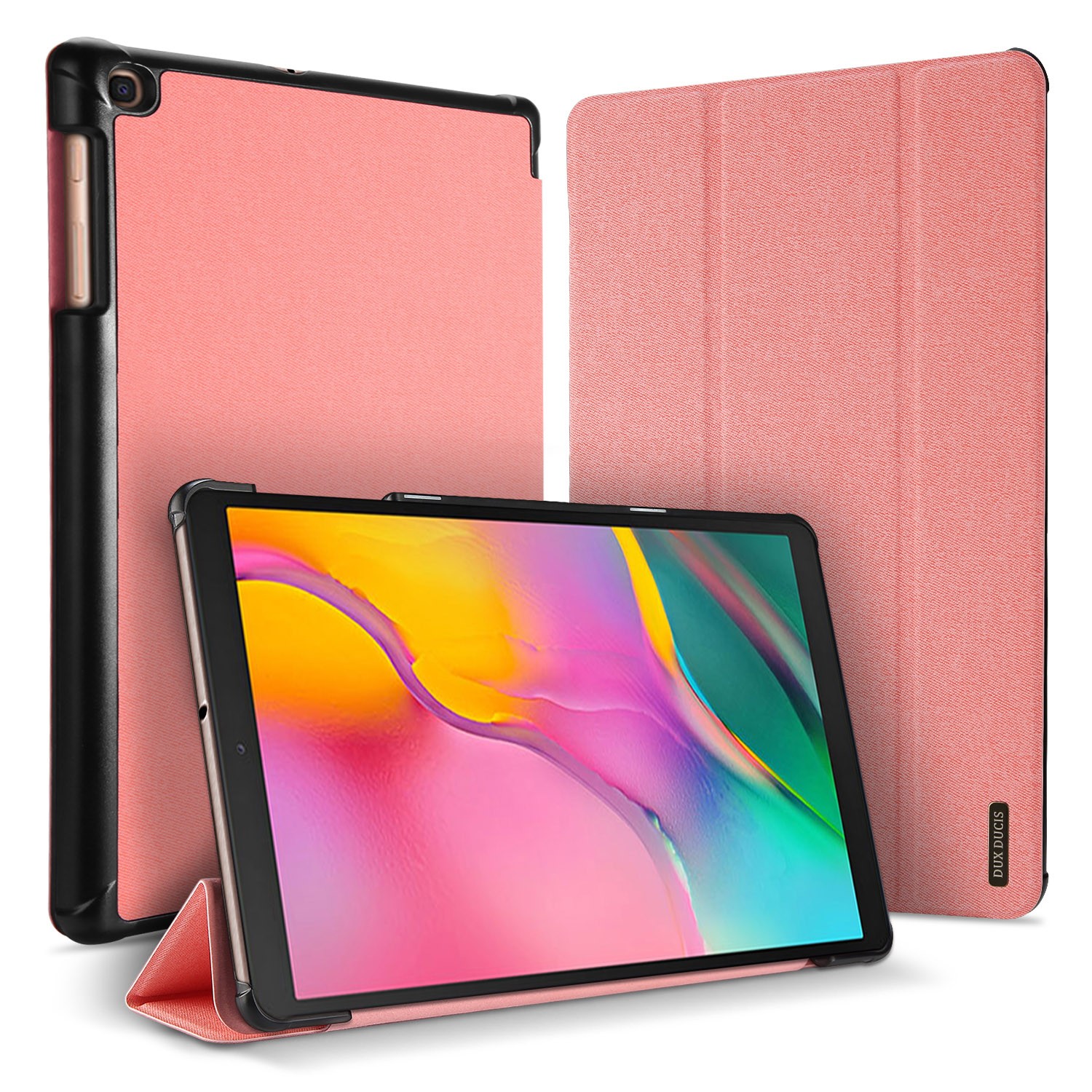 Futrālis Dux Ducis Domo Samsung X800/X806 Tab S8 Plus/T730/T736B Tab S7 FE 2021/ T970/T976B TAB S7 Plus 12.4 pink