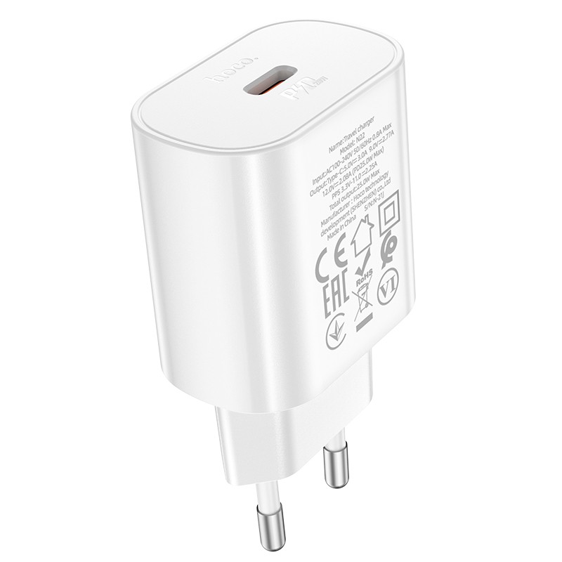 Lādētājs Hoco N22 25W USB-C balts