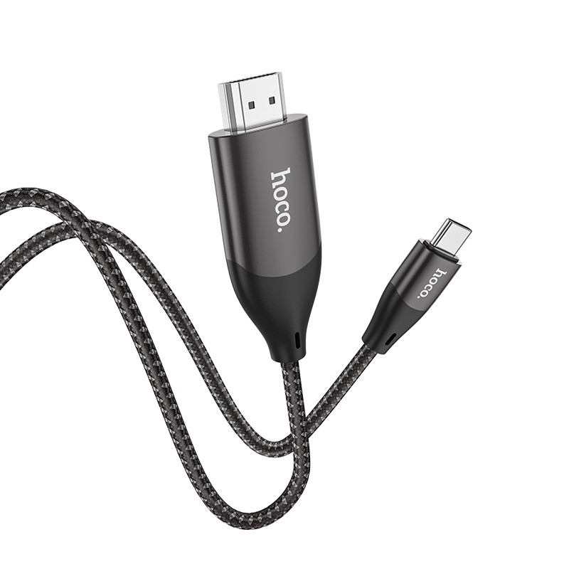 Kabeļa Hoco UA16 Type-C savienojums ar HDMI 2.0m, pelēks