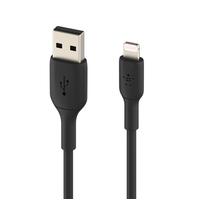 USB kabelis Belkin Boost Charge no USB-A uz Lightning 1,0 m melns