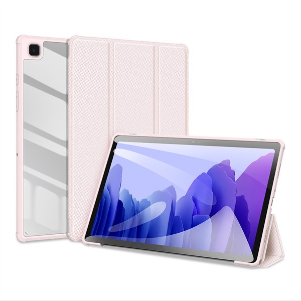 Korpuss Dux Ducis Toby Samsung X810/X816 Tab S9 Plus/X610/X616 Tab S9 FE Plus rozā krāsā