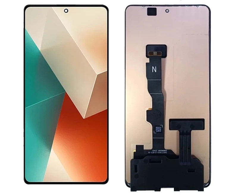 LCD ekrāns Xiaomi Redmi Note 13 5G/Redmi Note 14S ar skārienekrānu melns ORG