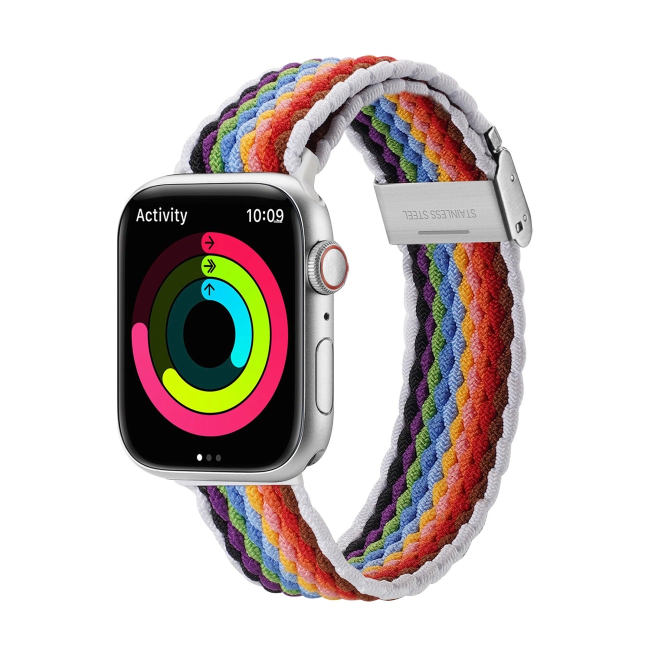 Siksniņa Dux Ducis Mixture II Series Apple Watch 42/44/45/49mm Pale Stripes