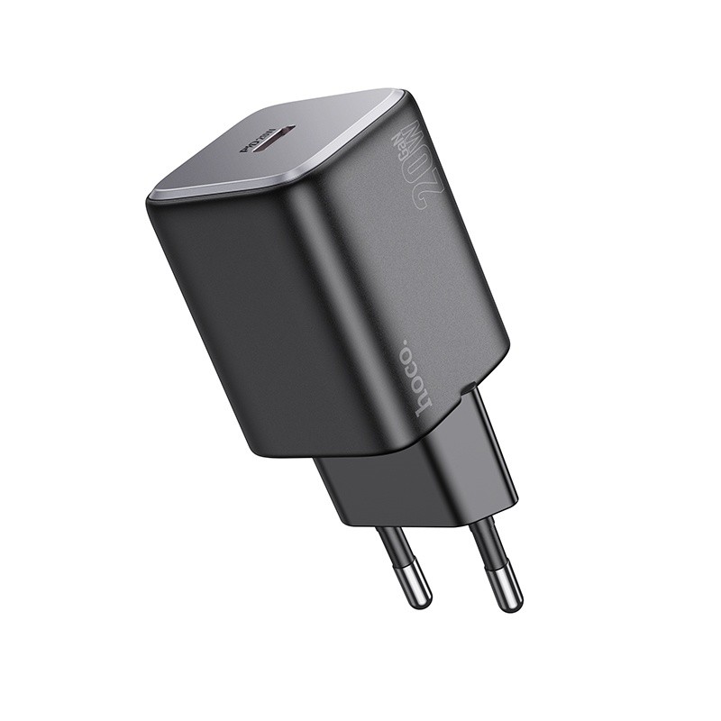 Lādētājs Hoco N40 20W USB-C melns