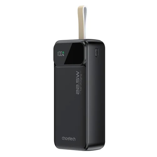 Ārējā baterija Power Bank Choetech B730 22.5W 30000mAh melna