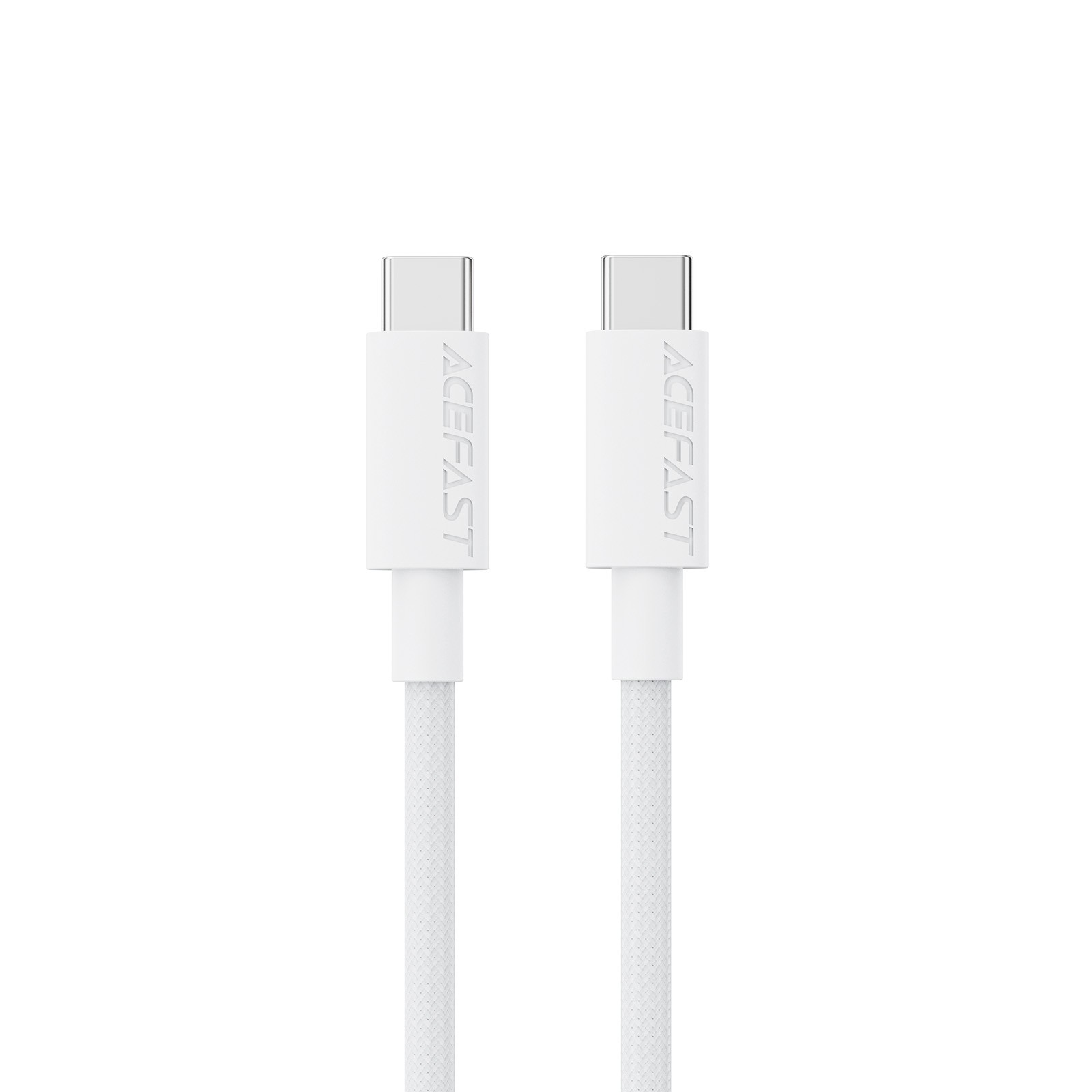 USB kabelis Acefast C18-03 60W no USB-C uz USB-C 1,2 m, balts