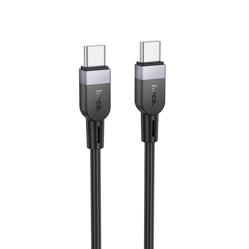 USB kabelis Hoco X109 60W USB-C uz USB-C 2.0m melns