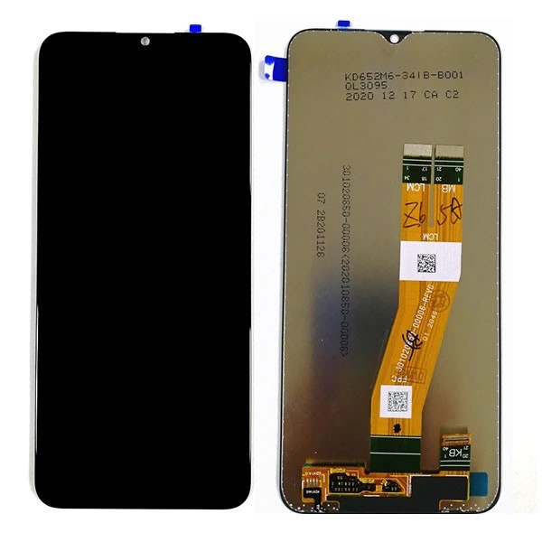 LCD ekrāns Samsung A025G A02s 2020 ar skārienekrānu melns ORG