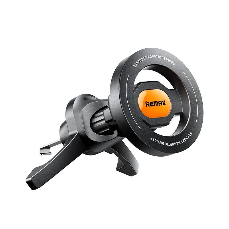 Automašīnas tālruņa turētājs Remax RM-C14 MagSafe (ventilācijas atveres), melns