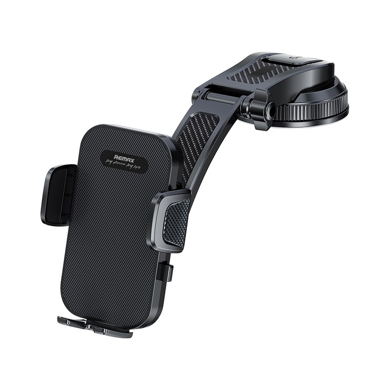 Automašīnas tālruņa turētājs Remax RM-C59 PRO (instrumentu panelis), melns