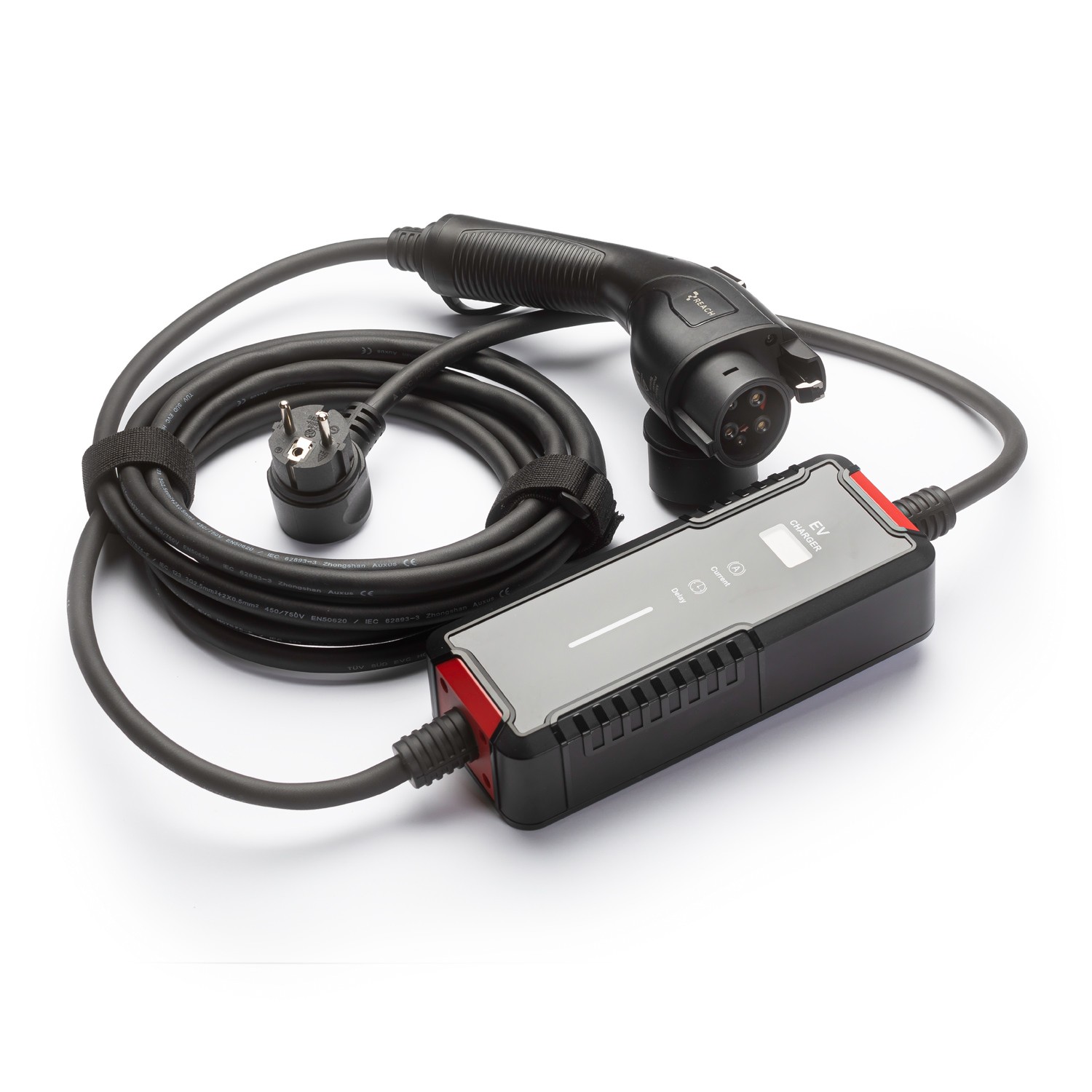 EV lādētājs Reach PEVC1 220V Type1 16A 3.5kW 5.0m