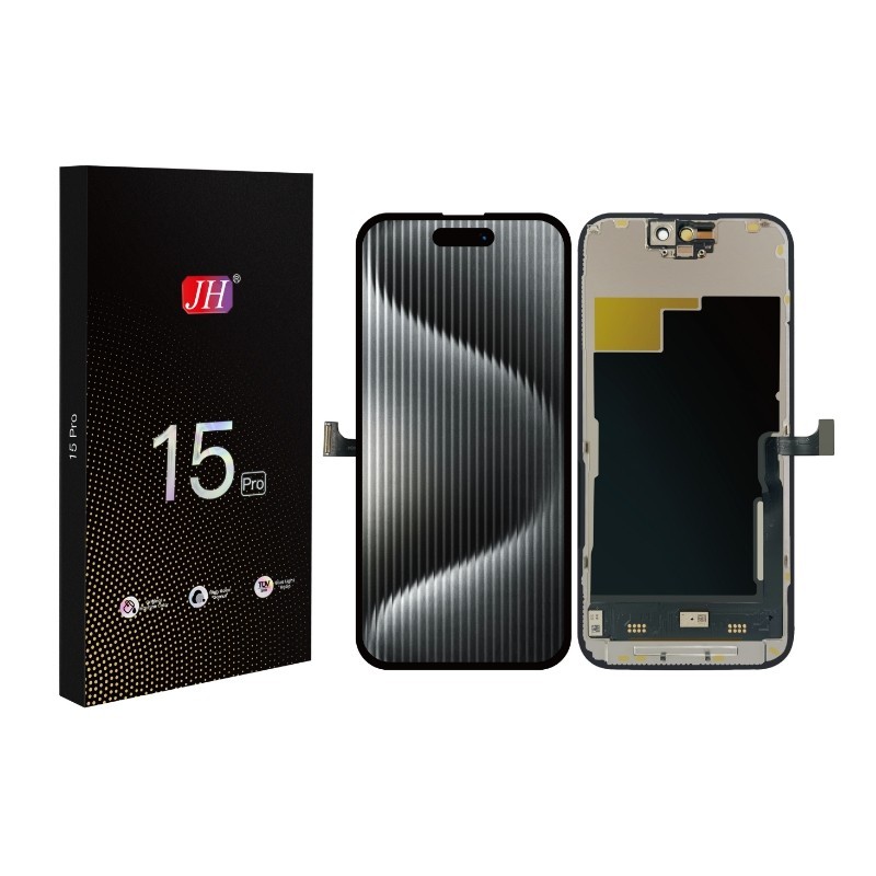 LCD ekrāns Apple iPhone 15 Pro ar skārienjūtīgo ekrānu JH INCELL FHD 120Hz (noņemams IC)