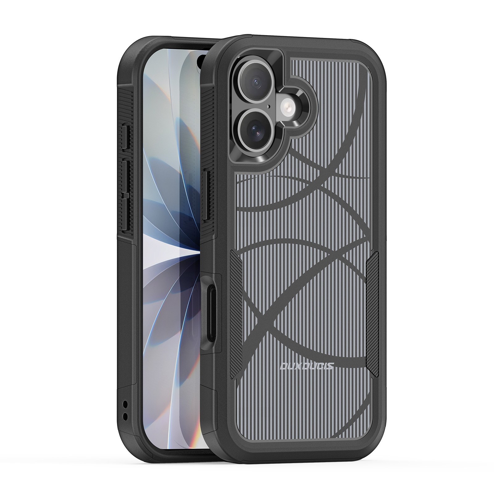 Korpuss Dux Ducis Shld Apple iPhone 17 melns (Rhythm Pattern)